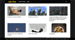 Desktop Screenshot of lolpics.com