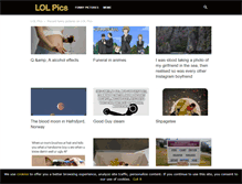 Tablet Screenshot of lolpics.com